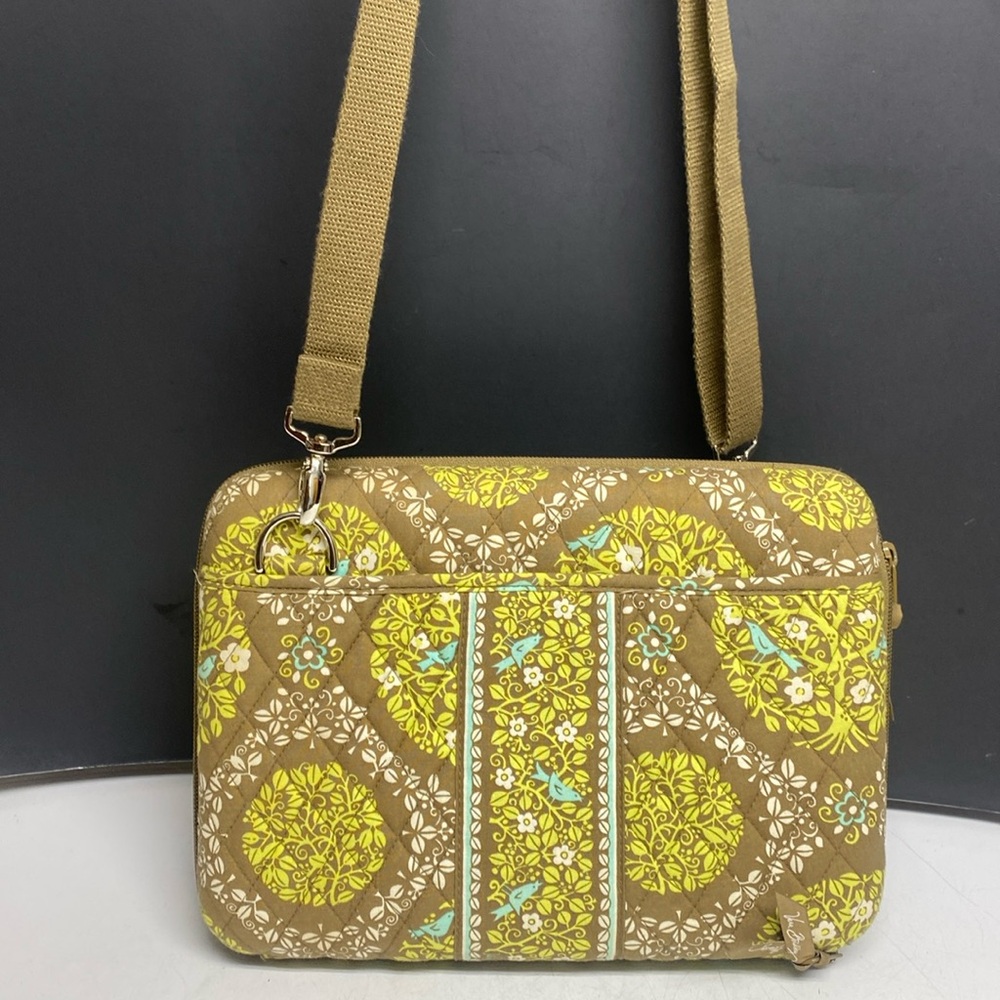 Vera Bradley 'sitting in a tree' Pattern Tablet Laptop Book Crossbody Bag